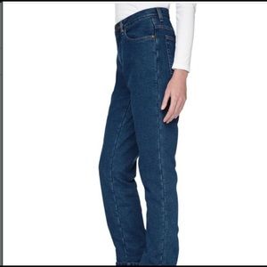 L.L. Bean High Waisted Fleece Lined Jeans 8